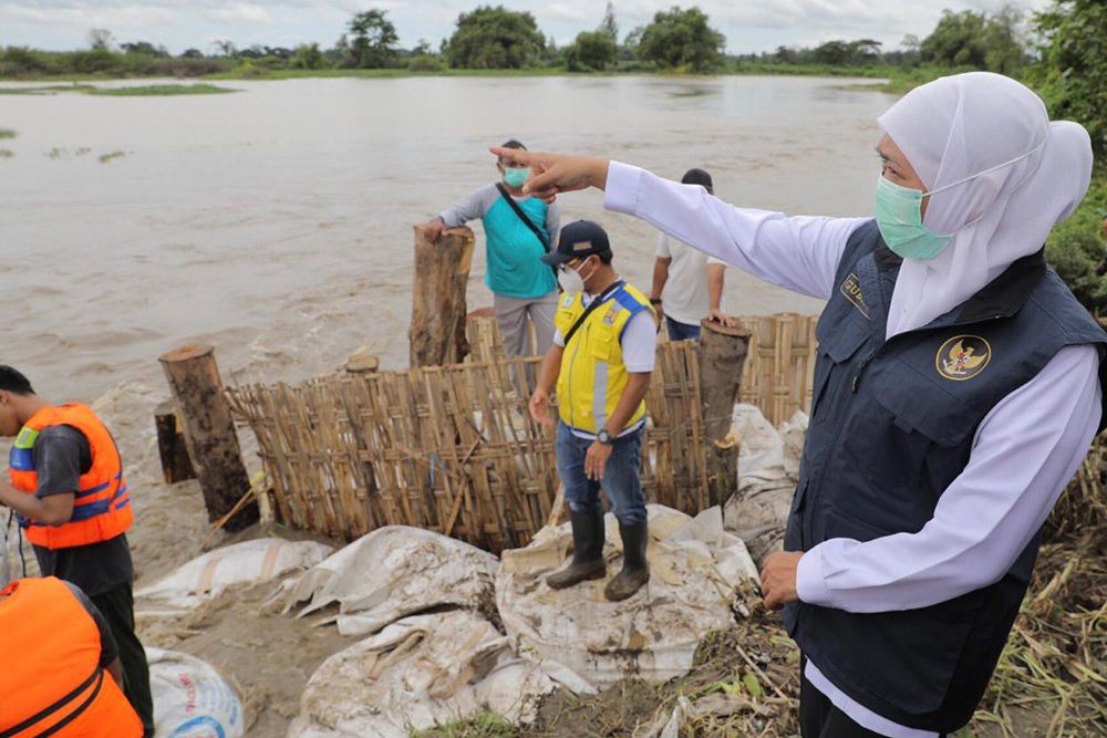 Jombang Diterjang Banjir, Faktornya Karena Sendimen Gunung Kelud dan Sampah