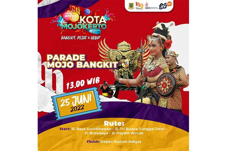 Ini Rute Kirab Budaya Mojo Bangkit