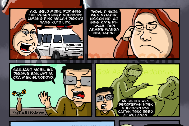 Kisruh Mobil PCR di Jatim