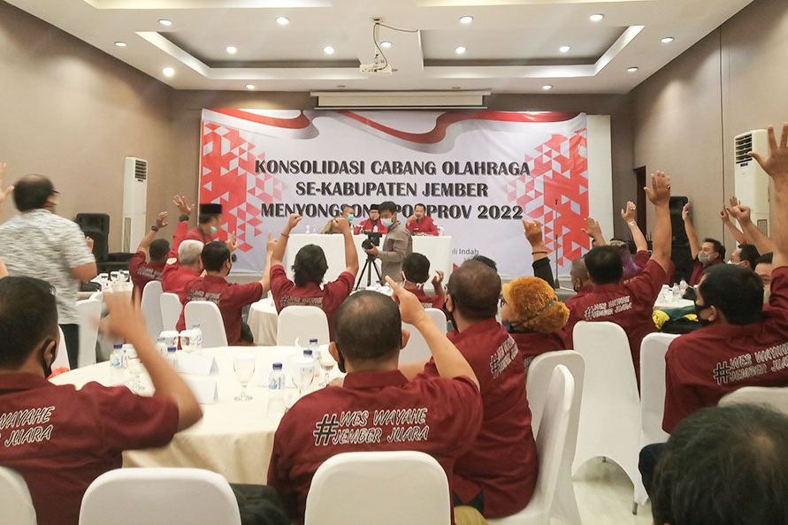 Sempat Ditunda, Cabor Sepakat Lanjutkan Musorkablub KONI Jember