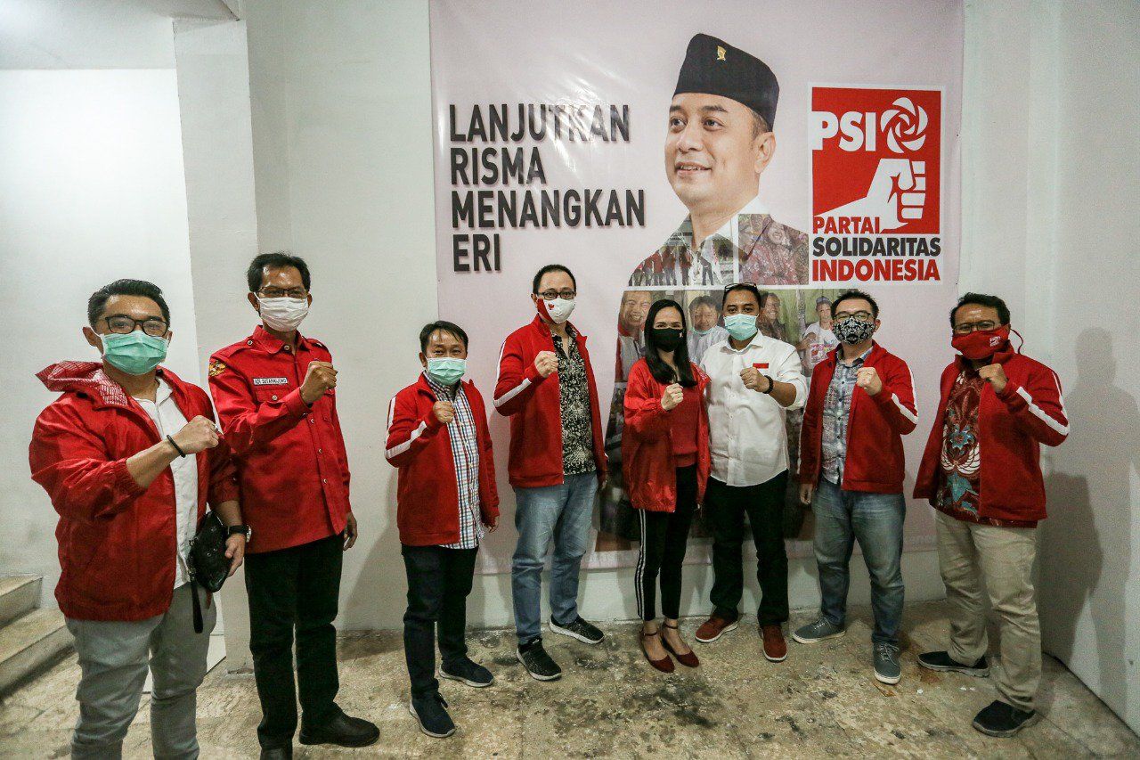 Program "Lanjutkan Risma Menangkan Eri Cahyadi" PSI Bentuk Tim 20