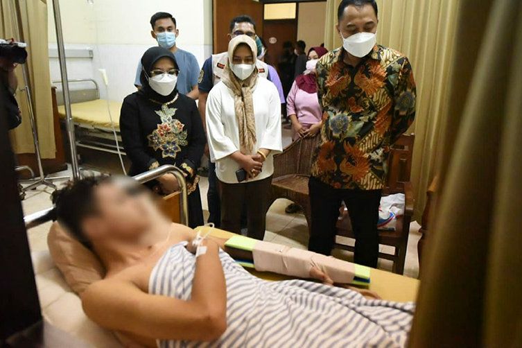 Pemkot Mojokerto Turut Beri Intervensi Bantuan dan Dukungan Untuk Korban Kecelakaan Tol Sumo