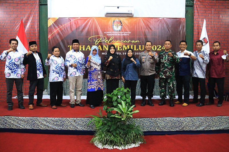 Pemkab Mojokerto Ikuti Materi Peluncuran Tahapan Pemilu 2024 Secara Daring