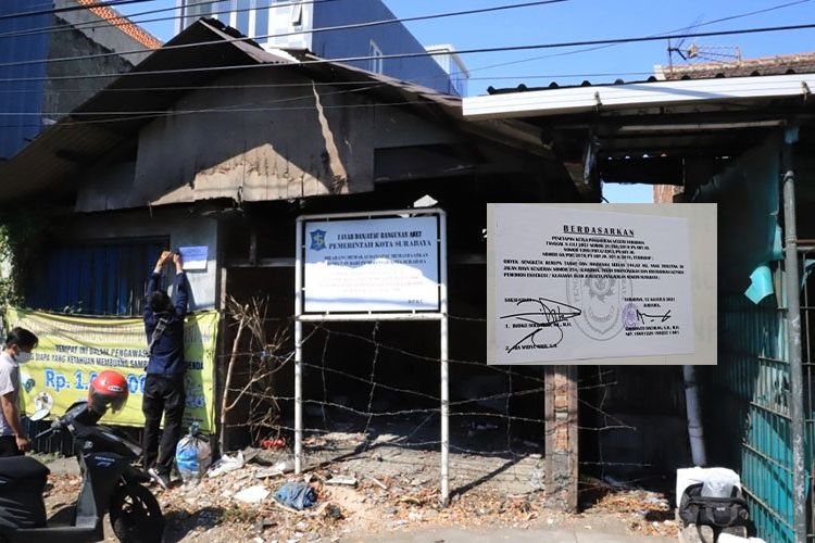 Sempat Dikuasi Pihak Ketiga, Aset Milik Pemkot Surabaya di Jalan Kenjeran Akhirnya Terselamatkan