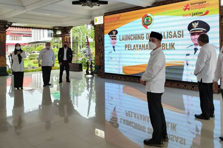 Awal Tahun 2022, Pemkab Mojokerto Launching Digitalisasi Tiga Pelayanan Publik
