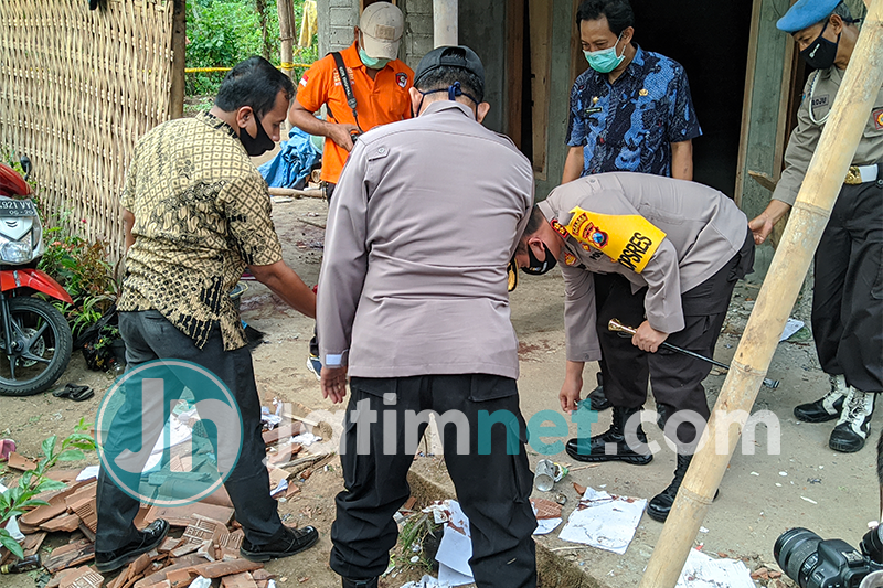Petasan Meledak di Ponorogo Menggunakan Kaleng Cat