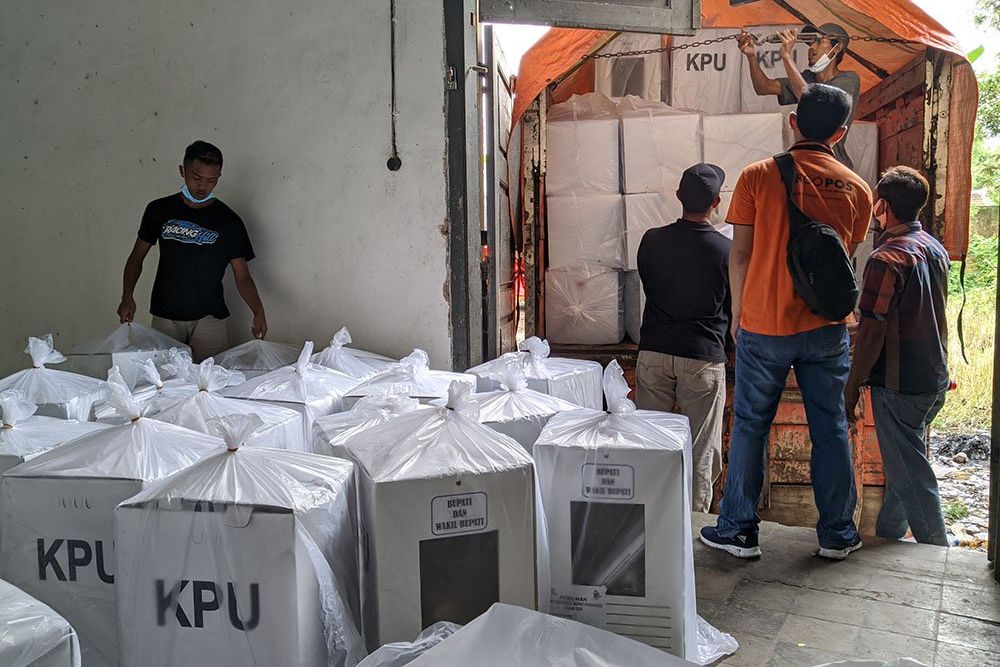 KPU Ponorogo Mulai Distribusikan Logistik Pilkada