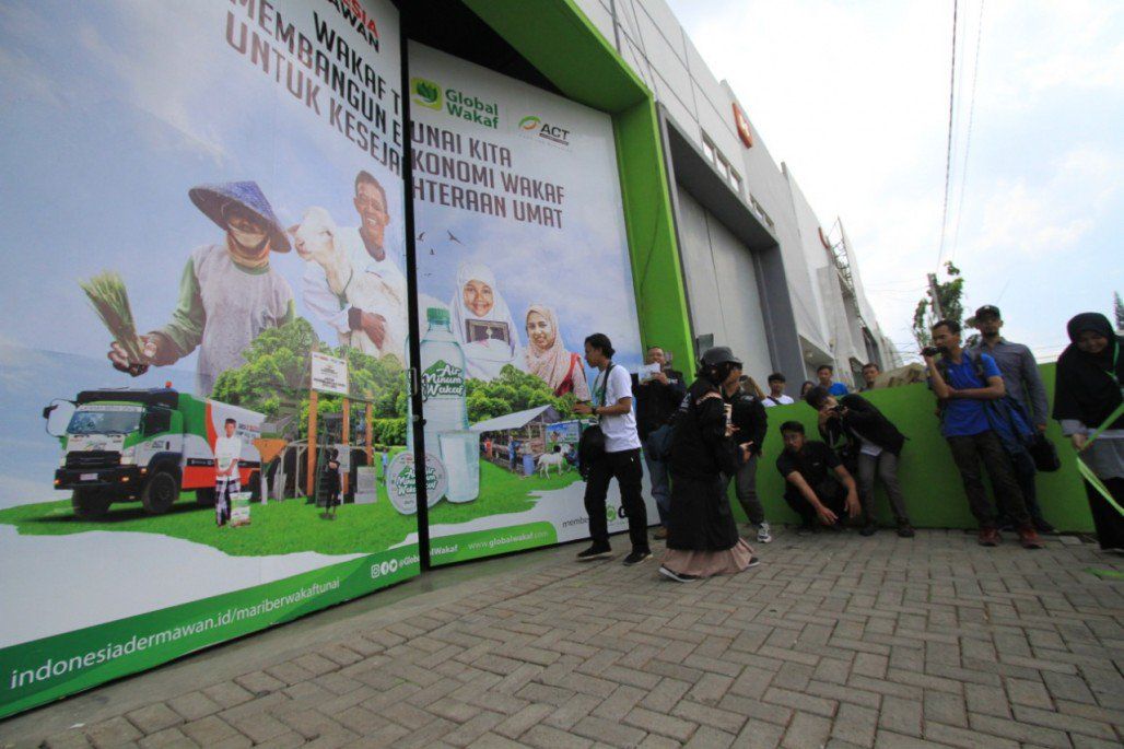 ACT Bangun Lumbung Air Wakaf di Jatim