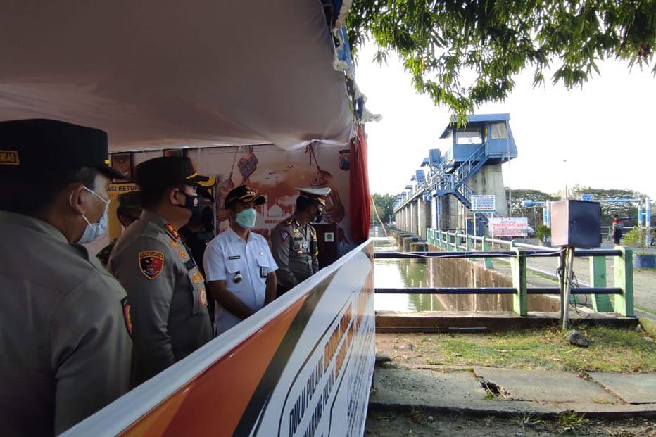 Antisipasi Pemudik dan Arus Balik, Jalur Tikus Perbatasan Sidoarjo-Mojokerto Ditutup