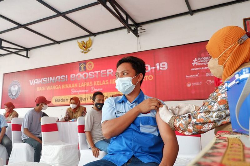 Minimalisir Penyebaran Covid di Lapas, 316 WBP Divaksin Booster