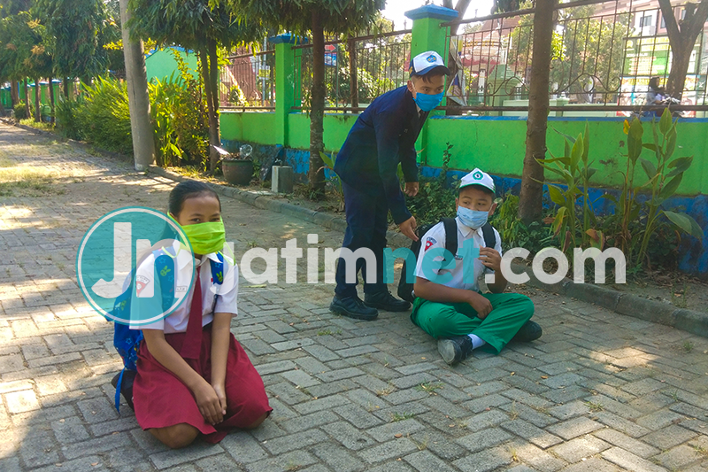 Pandemi Covid-19, Sekolah di Mojokerto Tetap Gelar MPLS
