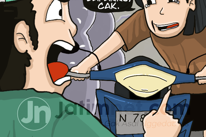 Bakti Anak ke Bapak, Cewek Nyuri Motor