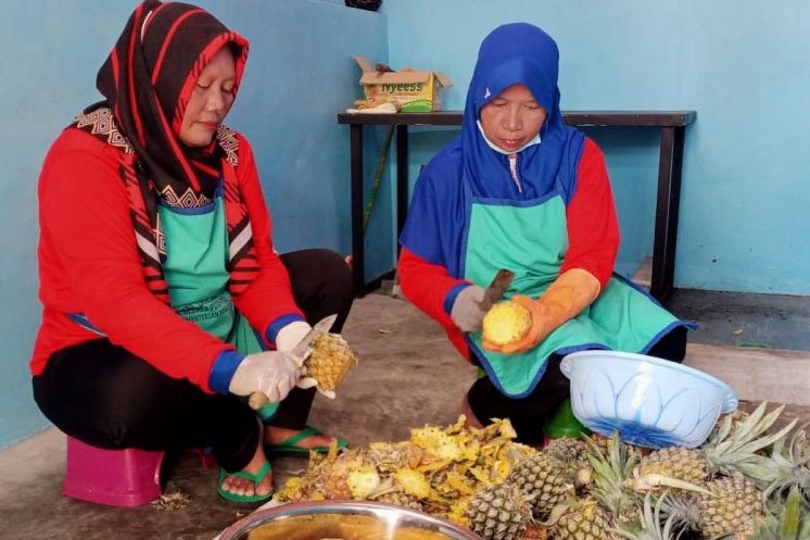 Di Balik BUMDes Kediri yang Mampu Mengolah Buah Nanas Jadi Minuman Segar