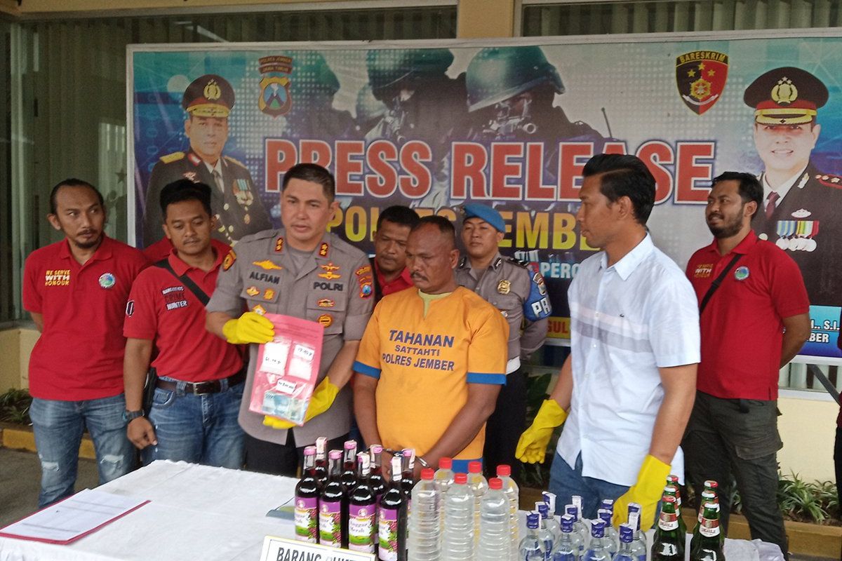 Warga Madura Ditangkap di Jember Bawa Narkoba 80 Gram