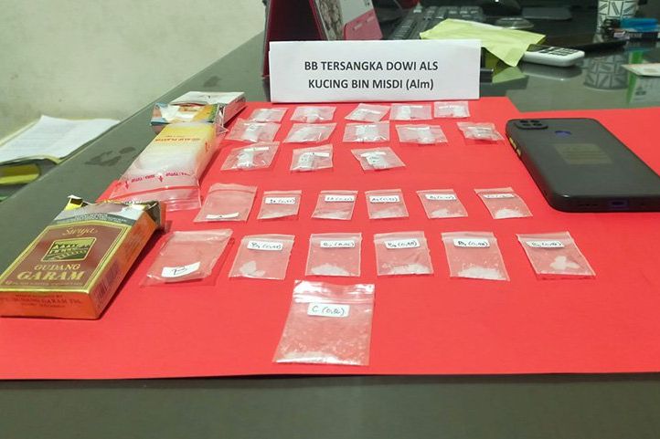 Empat Pengedar Narkoba Ditangkap, Polisi Amankan 19,94 Gram SS