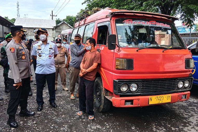 Perketat Transportasi Umum Jelang Nataru, Polisi Cek Kendaraan