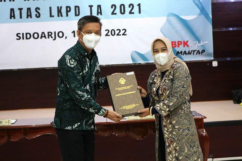 Pemkot Mojokerto Kembali Raih Predikat Opini WTP 8