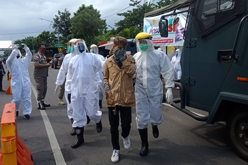 ODP Jember Mudik ke Sampang Terjaring PSBB di Surabaya, Disuruh Putar Balik