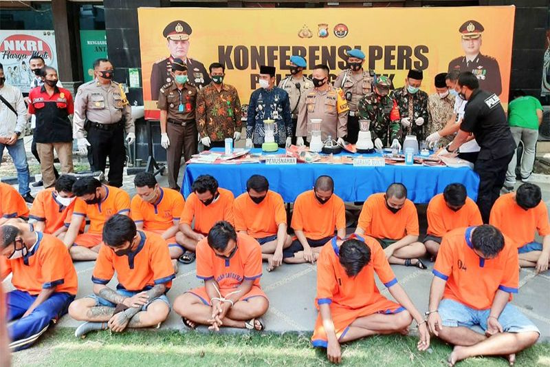 54 Tersangka Ditangkap, Gresik Darurat Narkoba, Ponorogo 9 Orang Ditangkap
