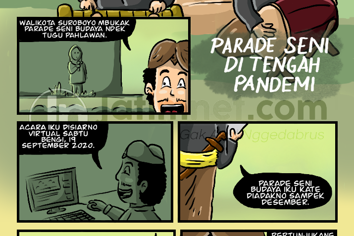 Semarak Parade Seni Budaya di Tengah Pandemi