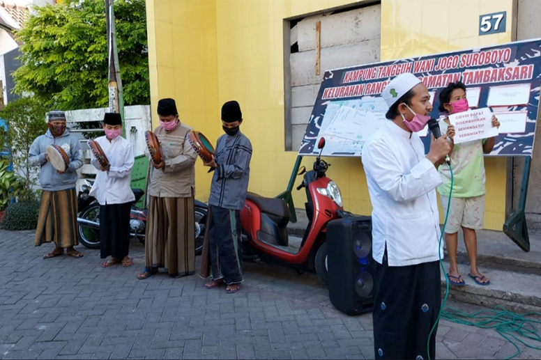 Pasien Sembuh Covid-19 Warga Kampung Rahtu Disambut Hangat