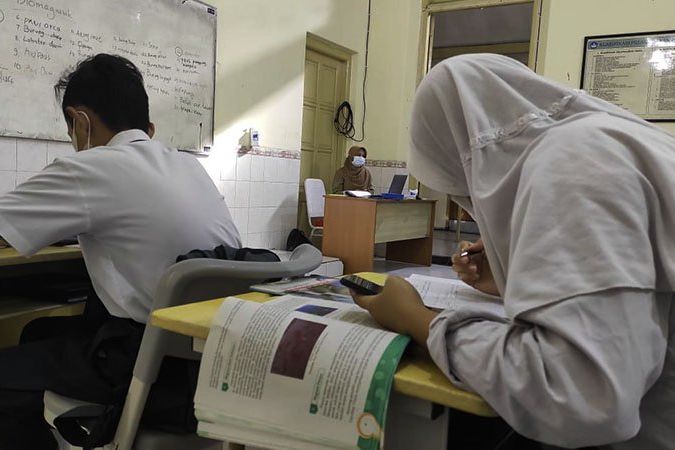 Vaksinasi Memenuhi Target SKB 4 Menteri, SD dan SMP di Kota Mojokerto PTM 100 Persen