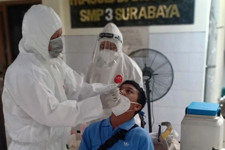 PTM 100 Persen, Pelajar Diswab Rutin dan Acak