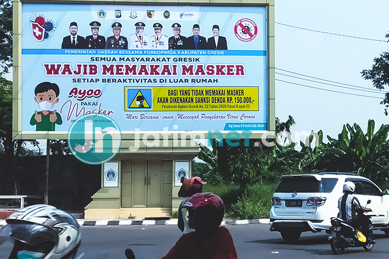 Gresik Terapkan New Normal Life, Pelanggar Disansksi Denda 150 Ribu Rupiah