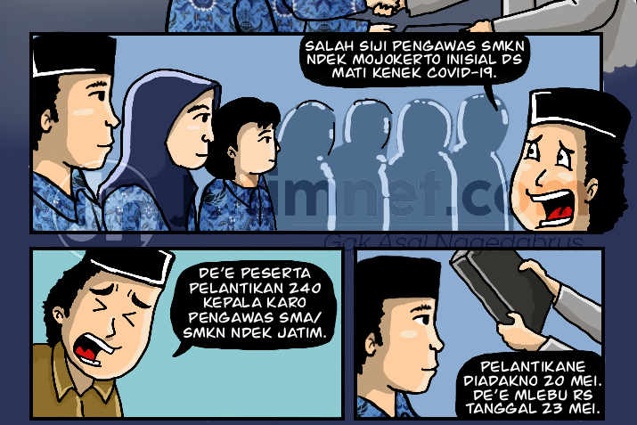 Positif Covid-19, Pengawas Ikut Pelantikan