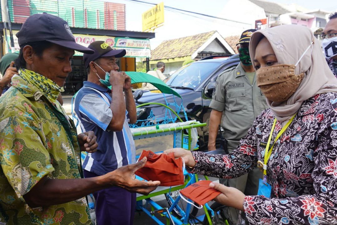 Ning Ita Canangkan Wajib Memakai Masker di Kota Mojokerto