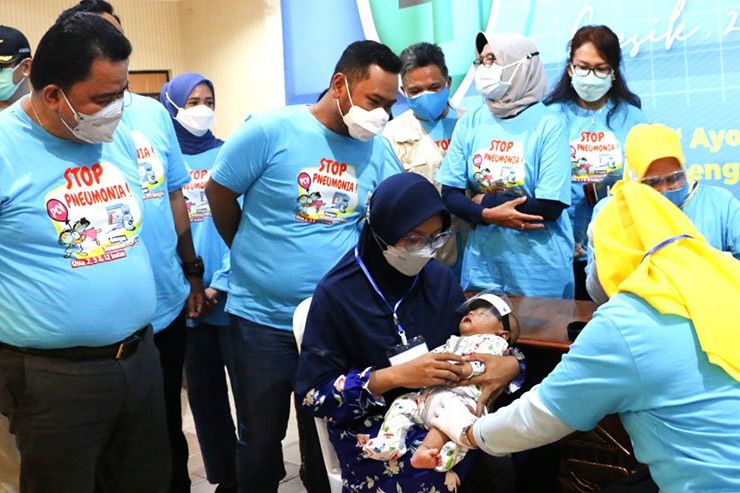 Kabupaten Gresik Dipilih Jadi Tuan Rumah Pencanangan Imunisasi PCV