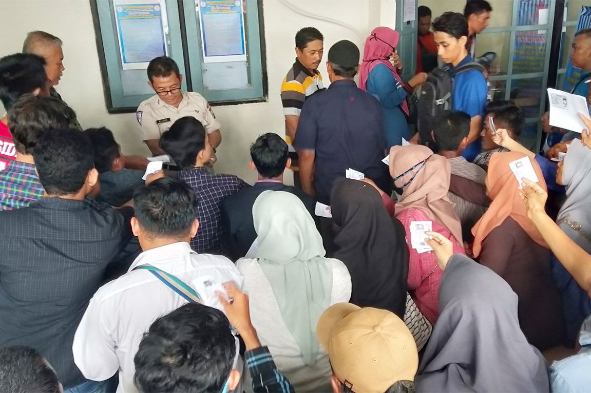 Tekan Angka Kecelakaan, Polres Gresik Lakukan Tes Psikologi Pemohon SIM Baru