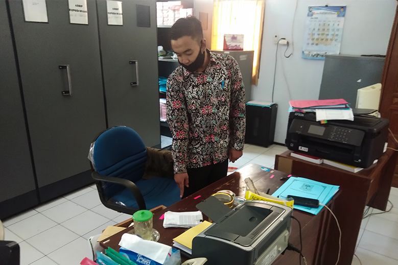 Kantor DPKP Mojokerto Disantroni Pencuri