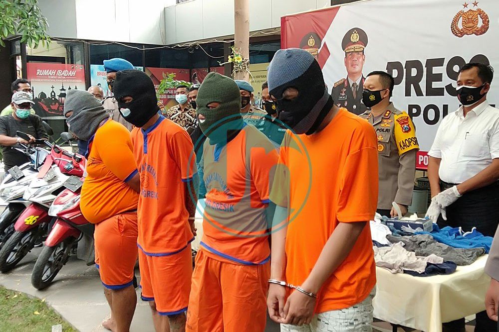 Curi Motor, Bandit Jalanan Asal Surabaya dan Sidoarjo Diringkus