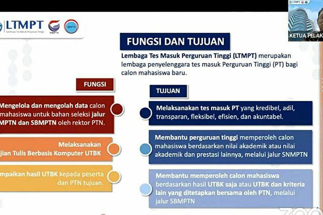 Mengacu Permendikbud, LTMPT Pastikan Pelaksanaan PMB 2022 Tetap Digelar Dalam Tiga Jalur