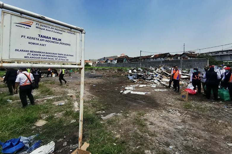 Daop 8 Mulai Tertibkan Aset Negara Seluas 8.700 Meter Persegi