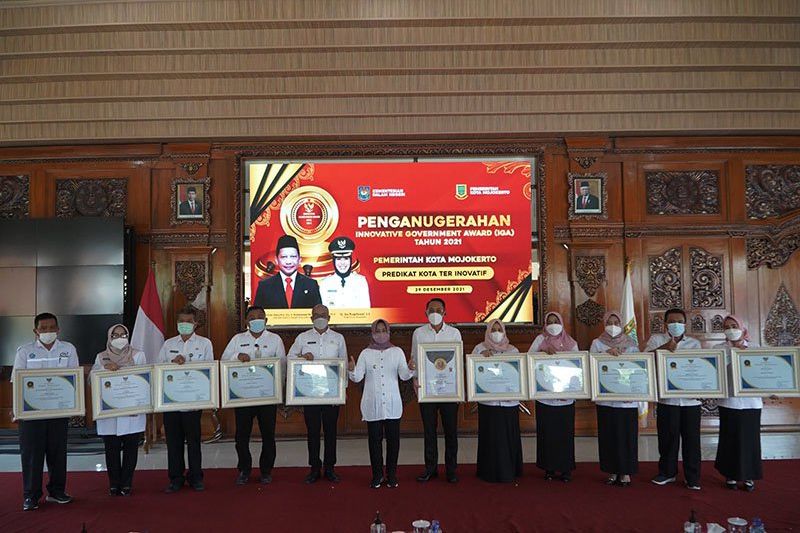 Pemkot Mojokerto Dapat Penghargaan Innovative Goverment Award tahun 2021
