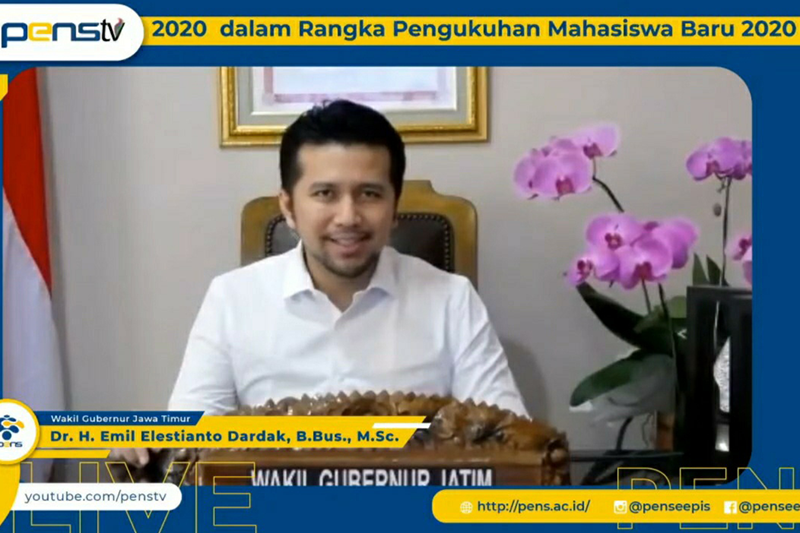 Selain Keterampilan, Emil Dardak Ajak Mahasiswa Baru Lebih Kenal Potensi Diri