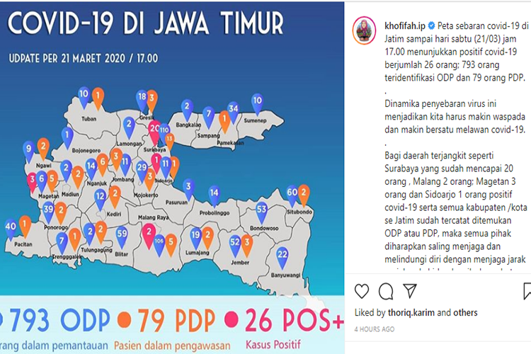Pasien Positif Corona di Jatim Sentuh 26 Orang