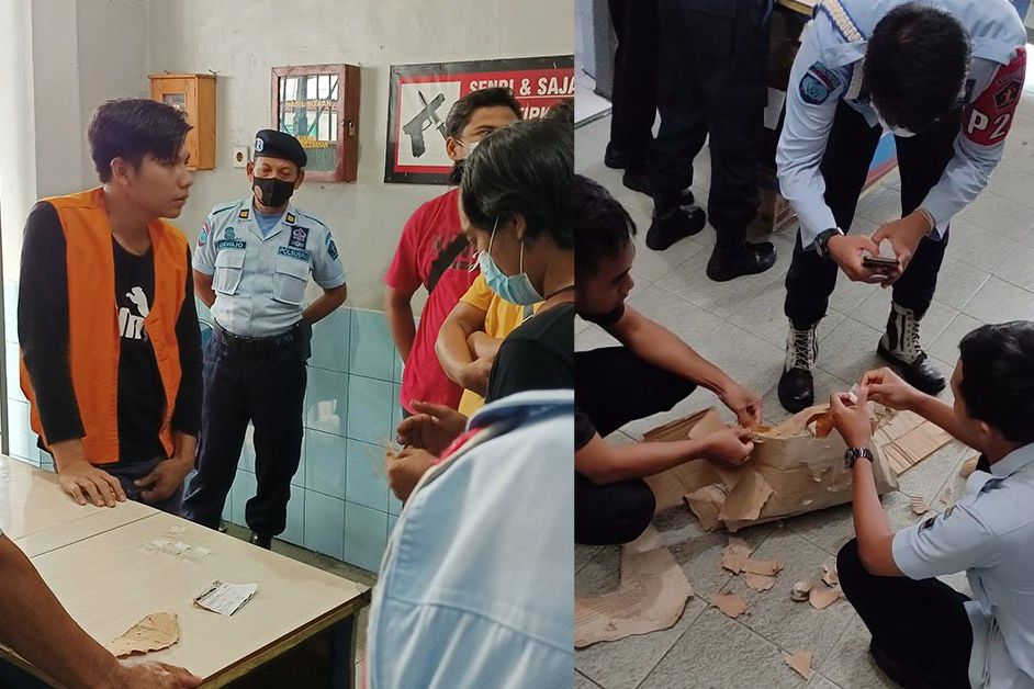 Rutan Ponorogo Gagalkan Penyelundupan Narkoba Bentuk Paket Kiriman Kardus Makanan