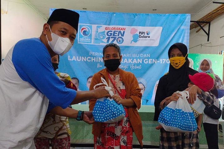 Launching GEN 170 Partai Gelora Jatim di Launching Dapat Sambutan Antusias dari Ibu Hamil