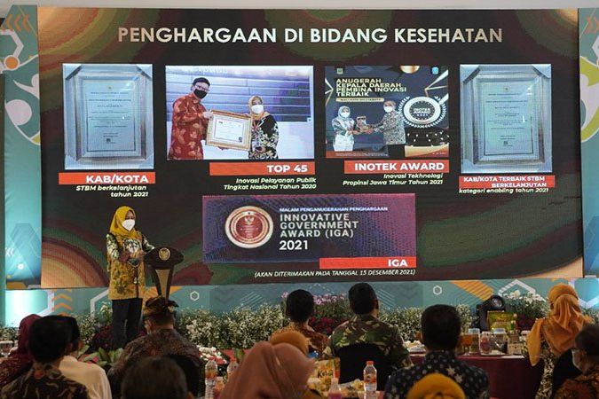 Jadi Tuan Rumah, Puncak Peringatan HKN Pemkot Mojokerto Sabet Predikat Terbaik di Penanganan Covid