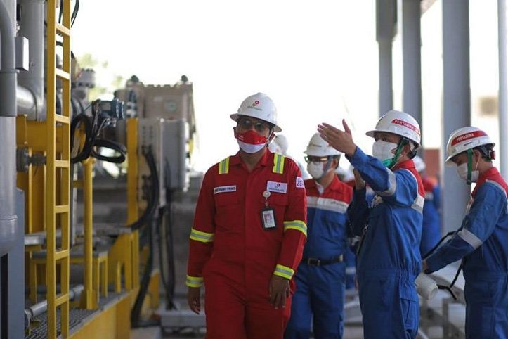 Pertamina Sukses Uji Coba Penyaluran Minyak Pertama Proyek Pipa Rokan