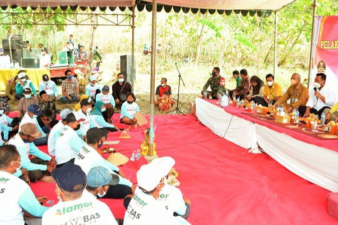 Sapa Petani Program Tingkatkan Produktivitas Tanaman Pangan di Gresik