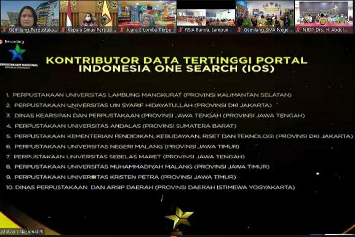 Terima Penghargaan Perpusnas, UK Petra Jadi Satu-satunya Perpustakaan Perguruan Tinggi di Surabaya
