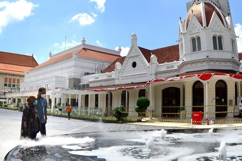 Plaza Atas Kompleks Balai Pemuda Surabaya Siap Diresmikan