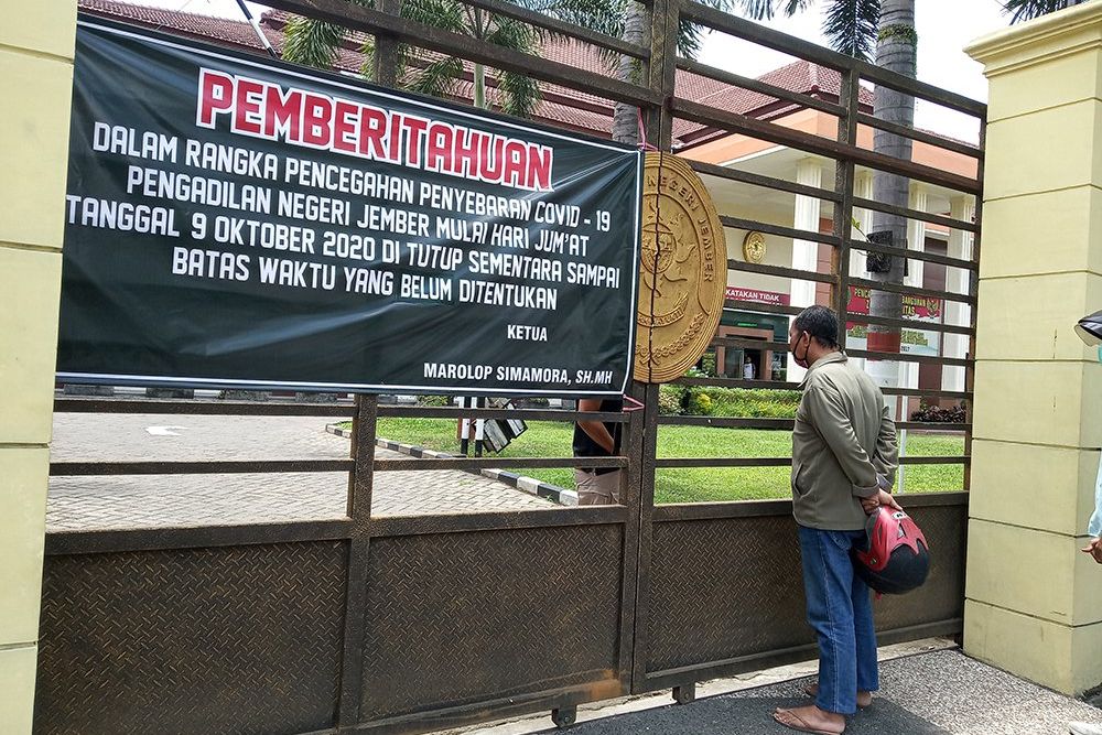 Tutup 2 Hari, 19 Pegawai PN Jember Covid-19
