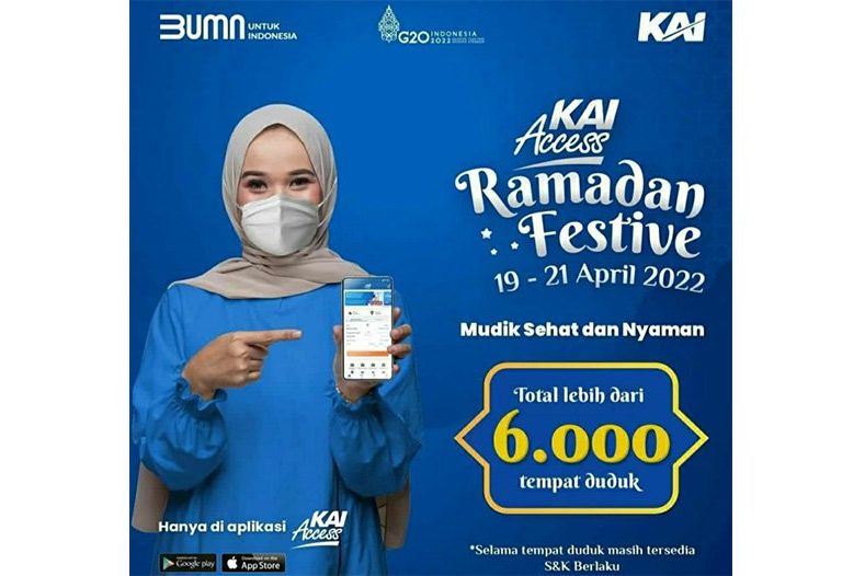 Ini Diskon Tiket dan Tarif Promo Naik KA di Masa Angkutan Lebaran 2022