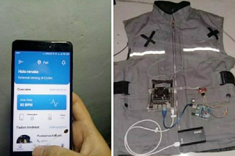 Mahasiswa ITS Ciptakan Rompi Detektor Serangan Jantung Koroner