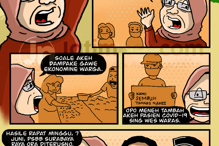 Masa Transisi Surabaya ke New Normal